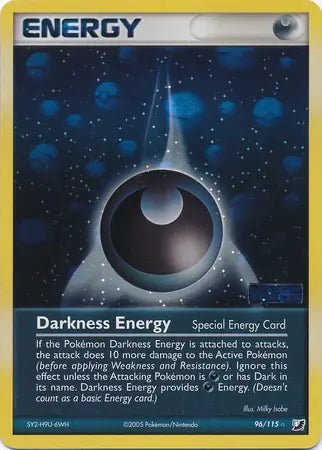 EX Unseen Forces Darkness Energy #96/115 reverse holo