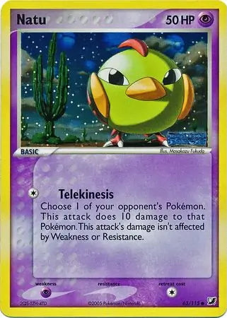 EX Unseen Forces Natu #63/115 reverse holo
