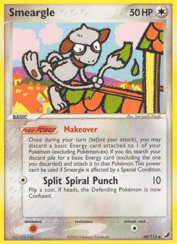 EX Unseen Forces Smeargle #48/115