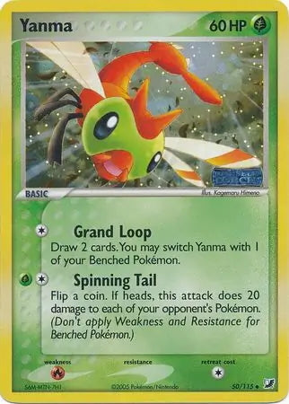EX Unseen Forces Yanma #50/115 reverse holo