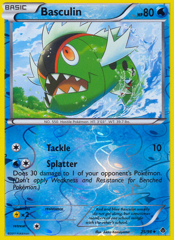 Emerging Powers Basculin #25/98 reverse holo