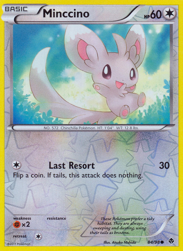 Emerging Powers Minccino #84/98 reverse holo