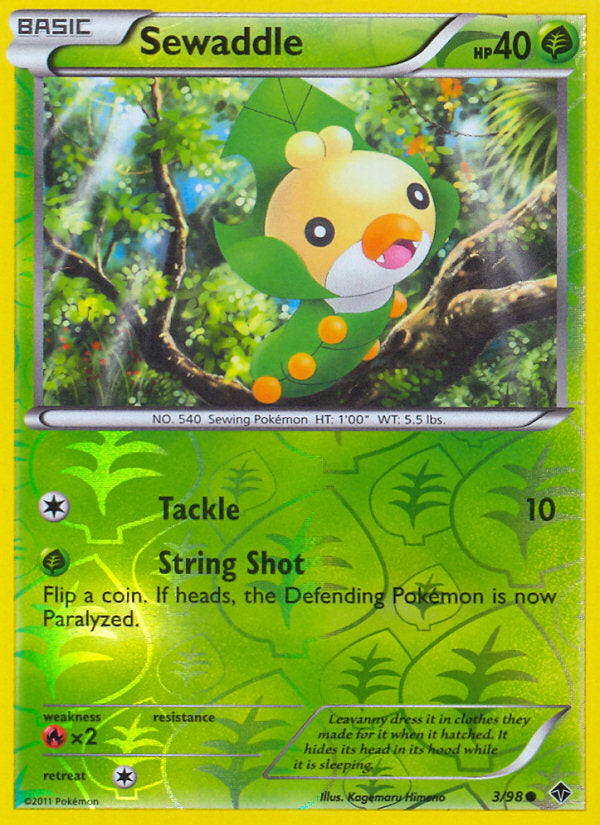 Emerging Powers Sewaddle #3/98 reverse holo