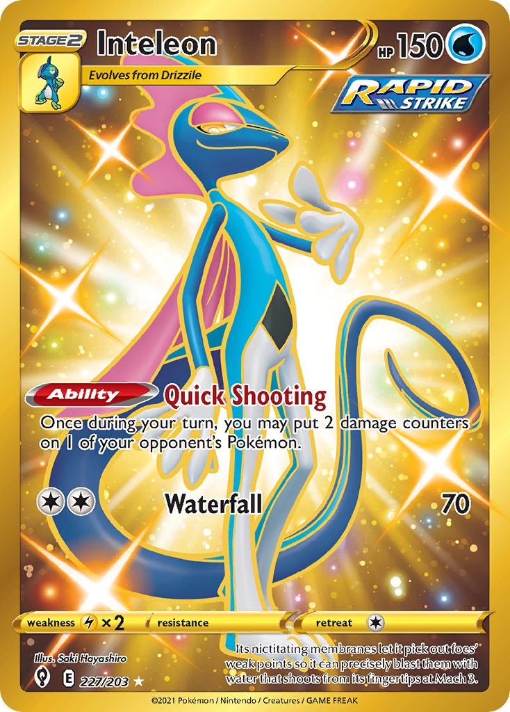 Evolving Skies Inteleon #227/203