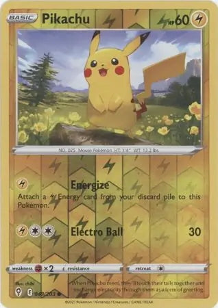 Evolving Skies Pikachu #49/203 reverse holo