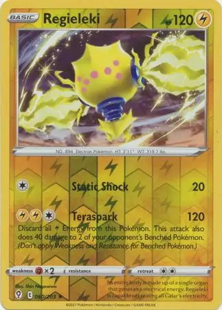 Evolving Skies Regieleki #60/203 reverse holo