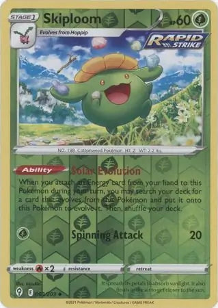 Evolving Skies Skiploom #3/203 reverse holo