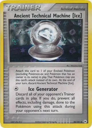 Ex Hidden Legends Ancient Technical Machine Ice #84/101 reverse holo