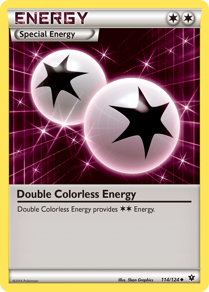 Fates Collide Double Colorless Energy #114/124