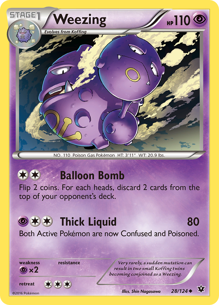 Fates Collide Weezing #28/124