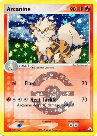 FireRed & LeafGreen Arcanine #18/112 reverse holo