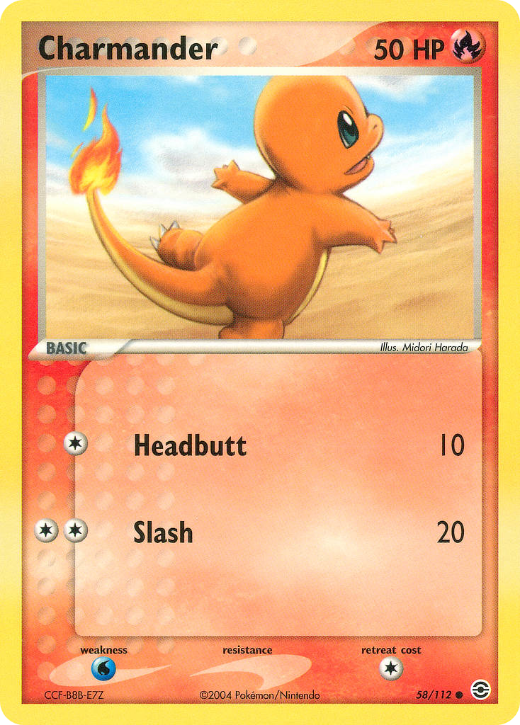 FireRed & LeafGreen Charmander #58/112