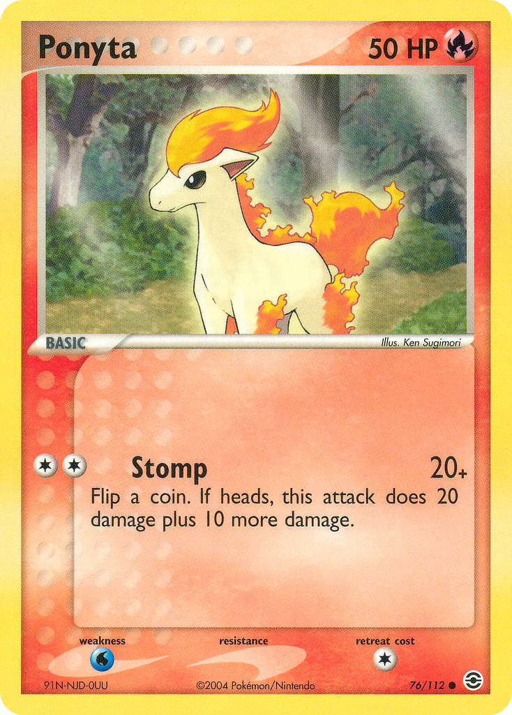 FireRed & LeafGreen Ponyta #76/112