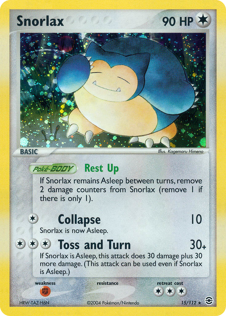 FireRed & LeafGreen Snorlax #15/112