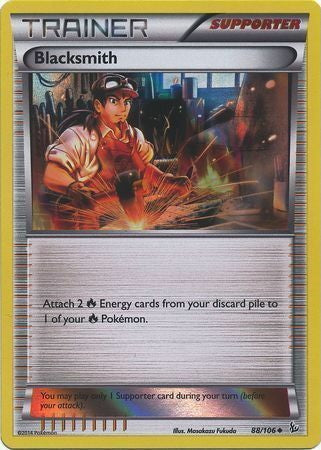 Flashfire Blacksmith #88/106 Sheen Holo