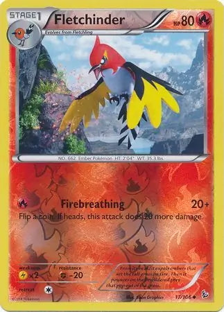 Flashfire Fletchinder #17/106 reverse holo