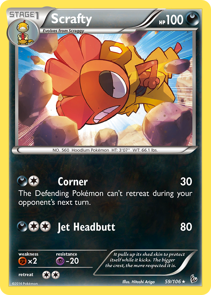 Flashfire Scrafty #59/106