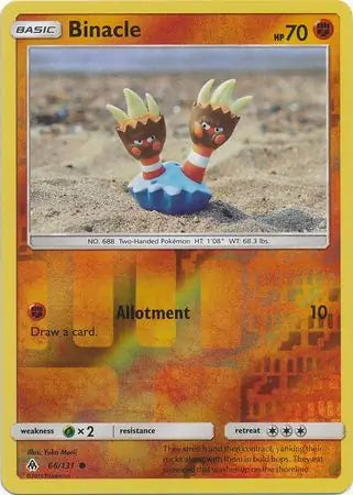Forbidden Light Binacle #66/131 reverse holo