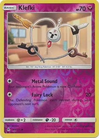 Forbidden Light Klefki #89/131 reverse holo