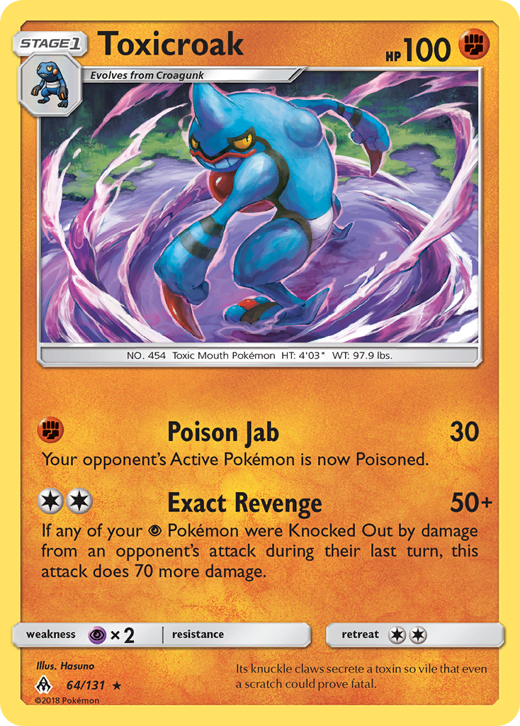 Forbidden Light Toxicroak #64/131