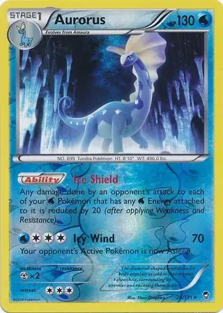 Furious Fists Aurorus #26/111 reverse holo