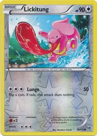 Furious Fists Lickitung #78/111 reverse holo