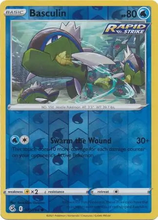 Fusion Strike Basculin #70/264 reverse holo