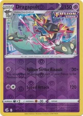 Fusion Strike Dragapult #130/264 reverse holo