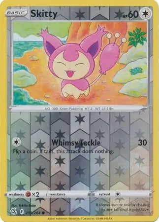 Fusion Strike Skitty #210/264 reverse holo