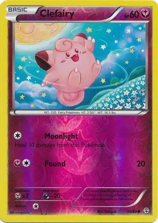 Generations Clefairy #50/83 reverse holo
