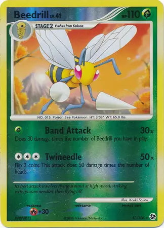 Great Encounters Beedrill #13/106 reverse holo