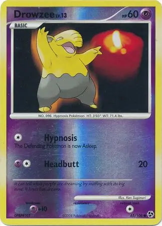 Great Encounters Drowzee #65/106 reverse holo