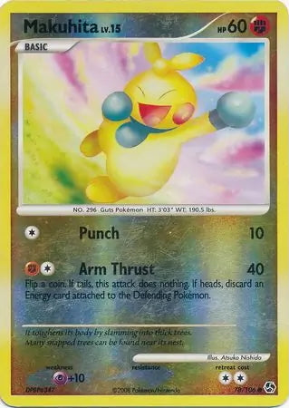 Great Encounters Makuhita #78/106 reverse holo