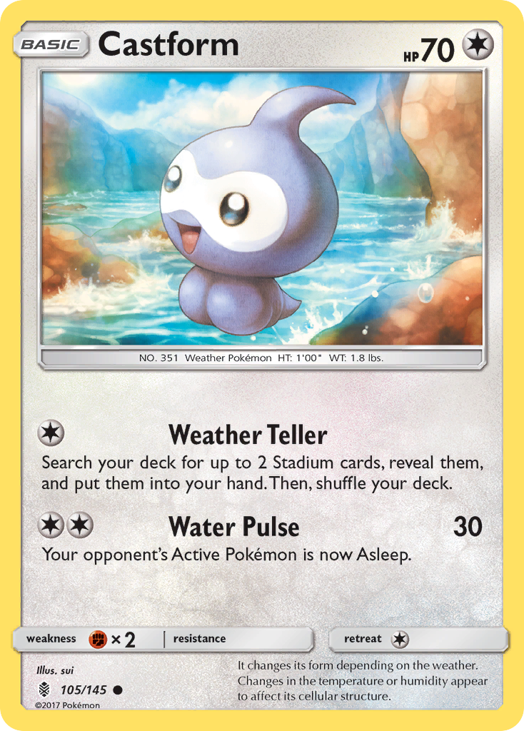 Guardians Rising Castform #105/145