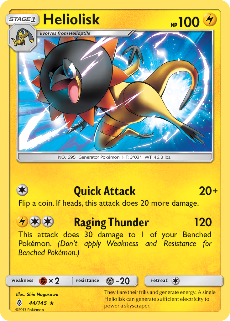 Guardians Rising Heliolisk #44/145