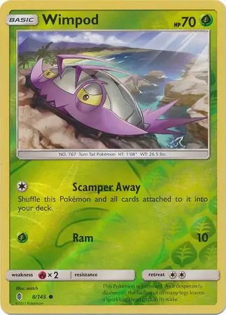 Guardians Rising Wimpod #8/145 reverse holo