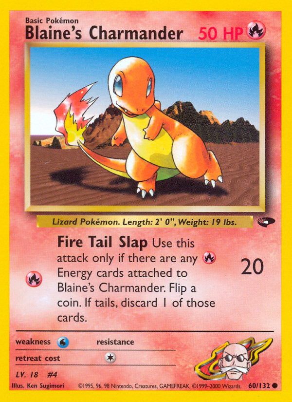 Gym Challenge Blaine's Charmander #60/132 unlimited