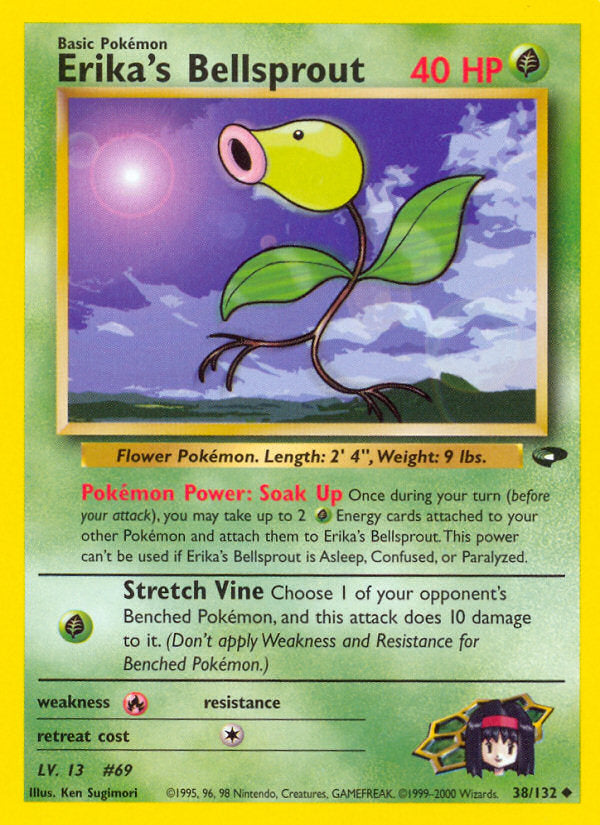 Gym Challenge Erika's Bellsprout #38/132 unlimited