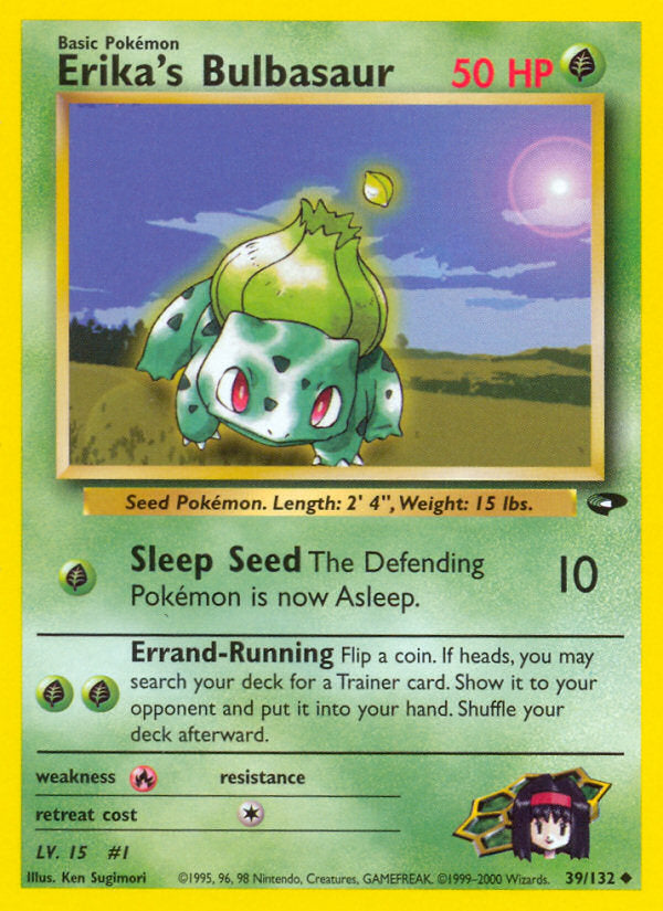 Gym Challenge Erika's Bulbasaur #39/132 unlimited
