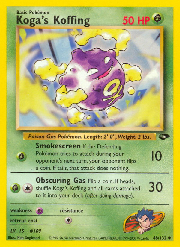 Gym Challenge Koga's Koffing #48/132 unlimited