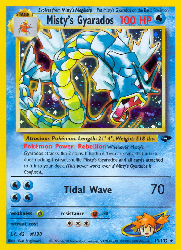 Gym Challenge Holo Misty's Gyarados #13/132 unlimited