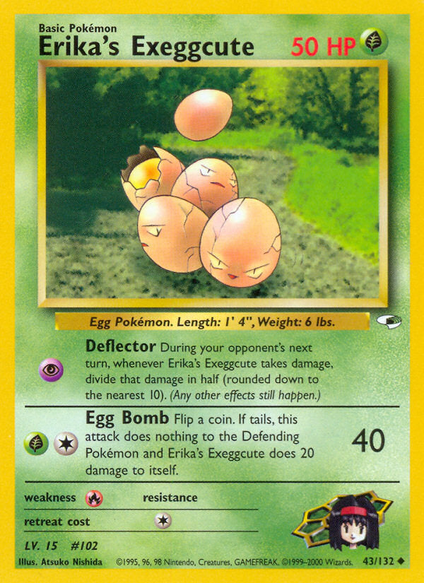 Gym Heroes Erika's Exeggcute #43/132 unlimited
