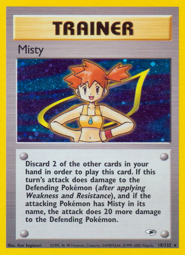 Gym Heroes Holo Misty #18/132 unlimited