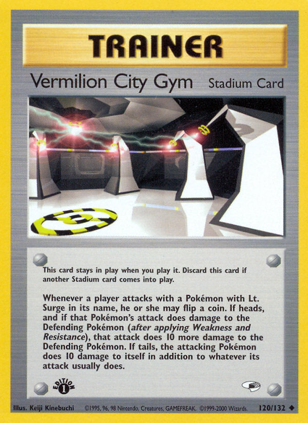 Gym Heroes Vermillion City Gym #120/132 first edition