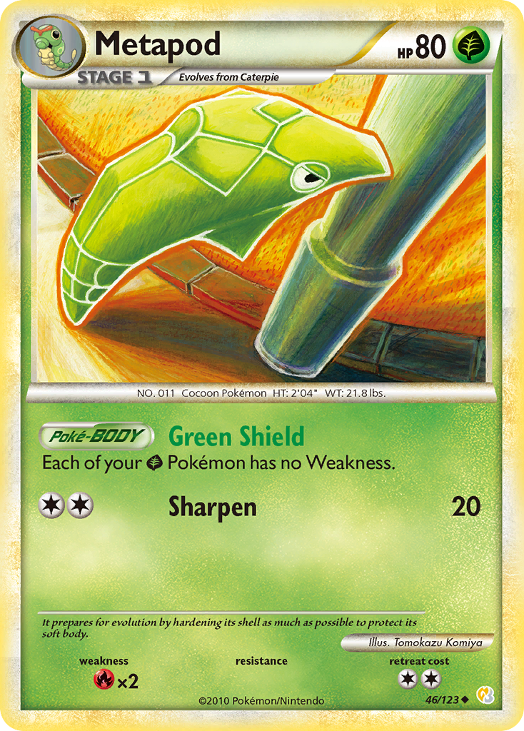 HeartGold SoulSilver Metapod #46/123