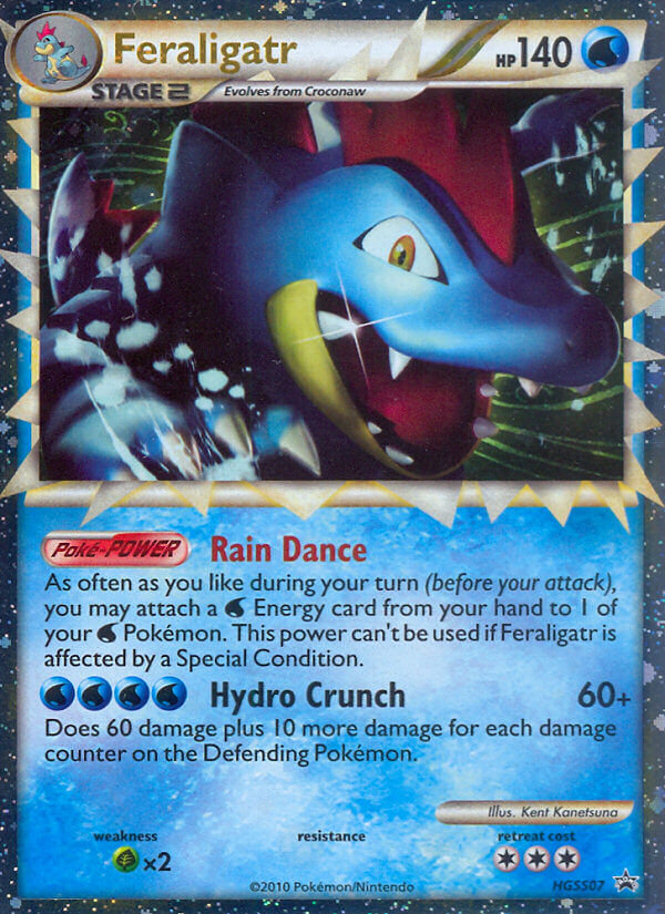 HeartGold SoulSilver Promo's Holo Feraligatr #7