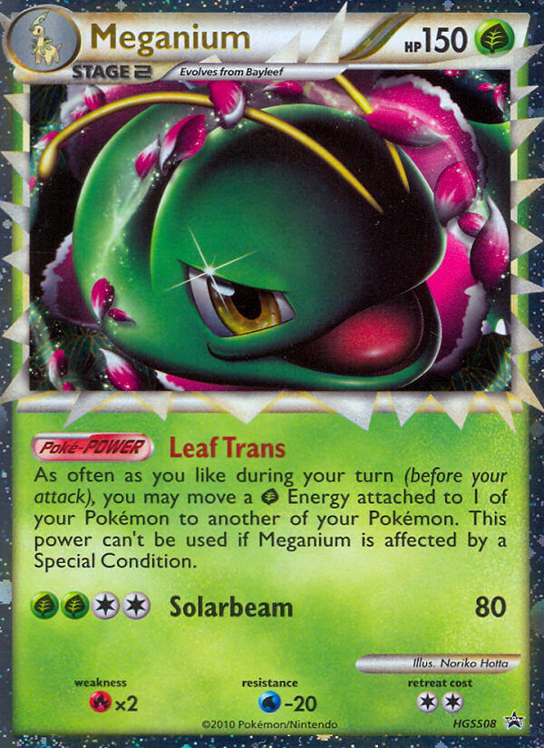 HeartGold SoulSilver Promo's Holo Meganium #8