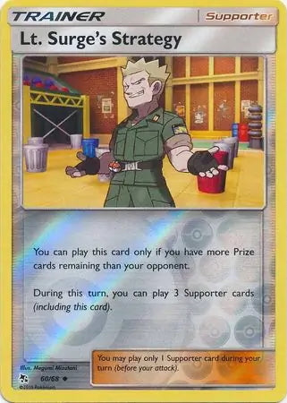 Hidden Fates Lt. Surge’s Strategy #60/68 reverse holo