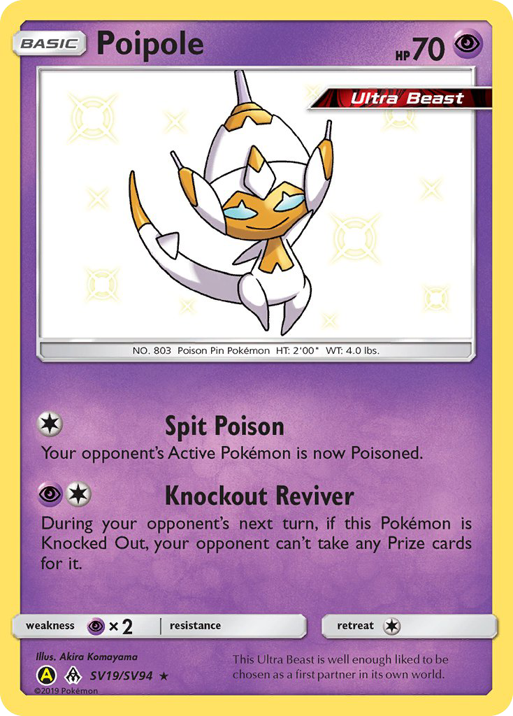 Hidden Fates Shiny Vault Poipole SV19/SV94