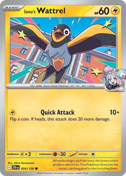 Journey Together Iono's Wattrel #54/159